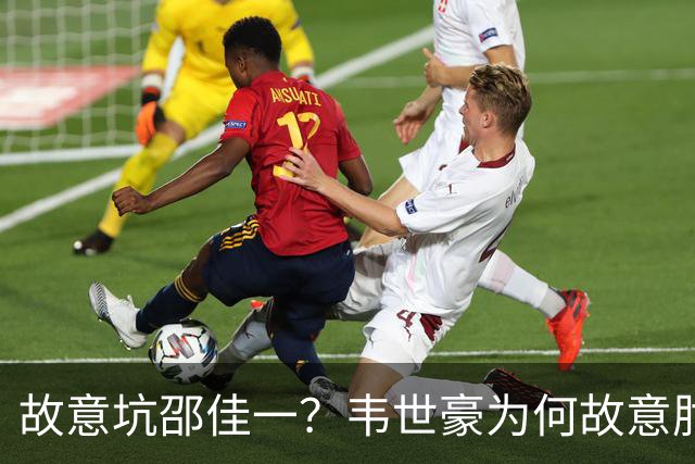 故意坑邵佳一？韦世豪为何故意肘击？谁注意7个名记的表态